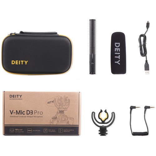 [Mã 154ELSALE2 giảm 7% đơn 300K] Mic thu âm Deity V-Mic D3 Pro