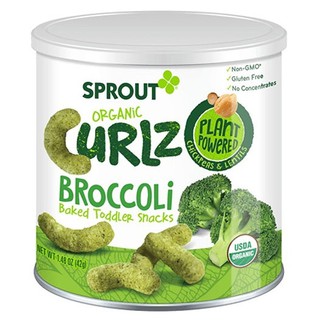 [DATE 5.8.22] Bánh ăn dặm Sprout Curlz Hữu Cơ vị bông cải