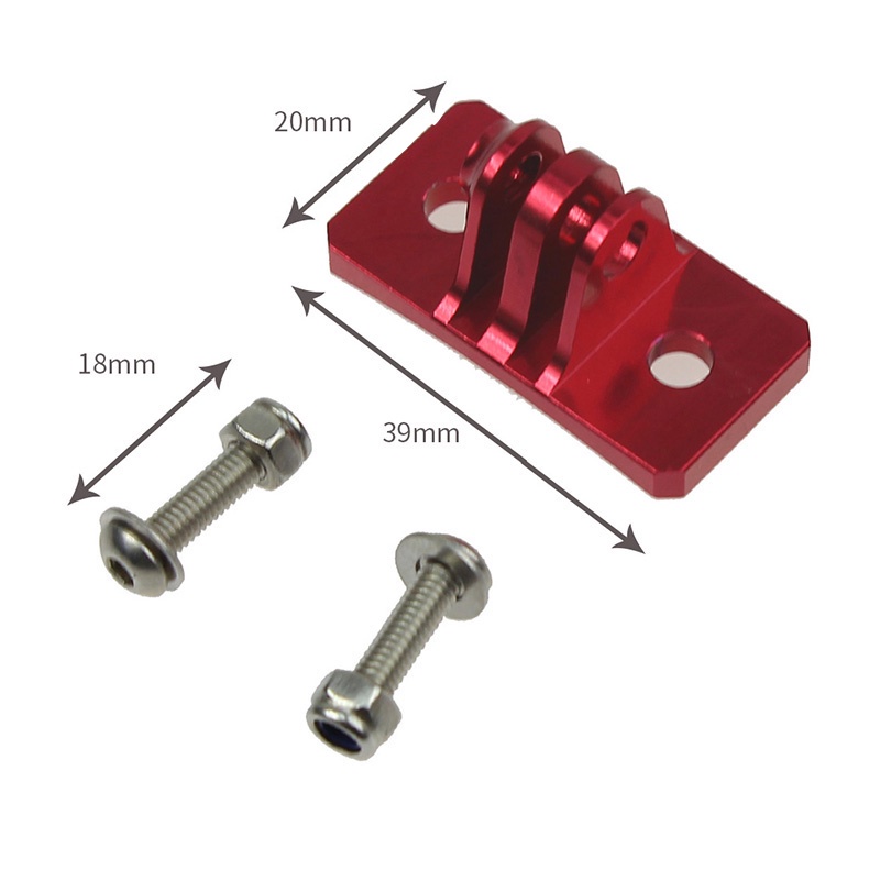 Ngàm Gắn Nón Bảo Hiểm XT-XINTE Bằng Hợp Kim Kèm Ốc Vít 1 / 4 Cho GoPro 10 9 Max 8 7
