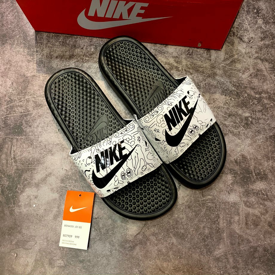 Dép 🅝🅘🅚🅔 𝑏𝑎𝑛𝑒𝑠𝑠𝑖 Cartoon classic chất đẹp (tặng box)