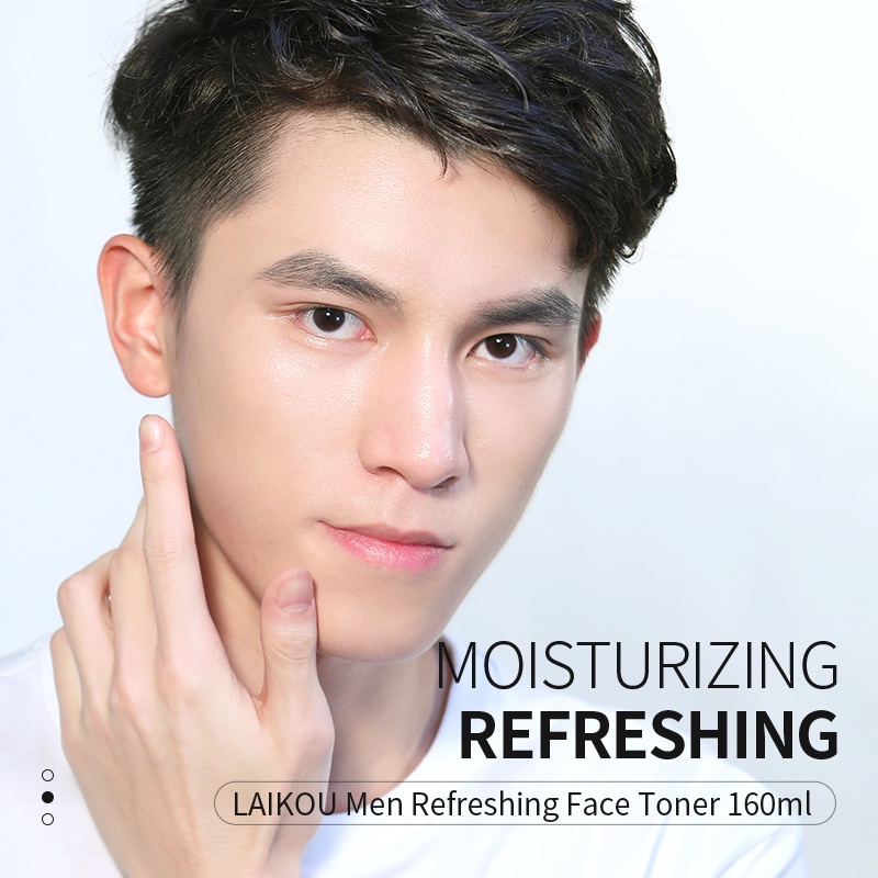 Nước cân bằng da LAIKOU giúp làm trắng và thu nhỏ lỗ chân lông cho nam giới 160ml