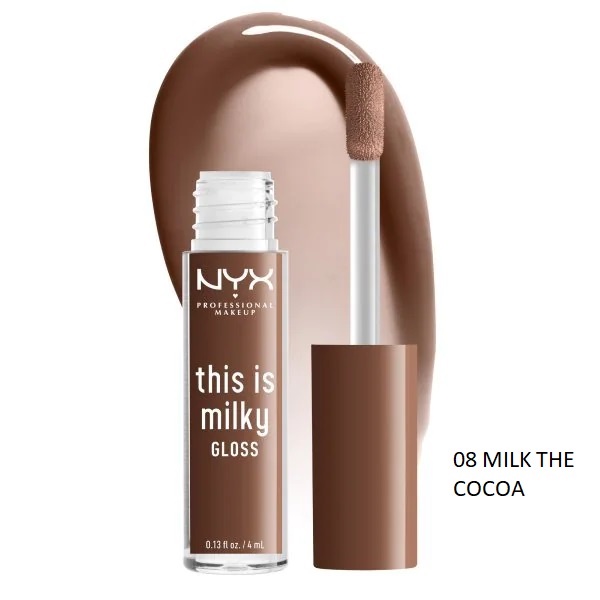 Son Bóng Có Màu NYX This Is Milky Gloss Lip Gloss - 08 Milk The Coco