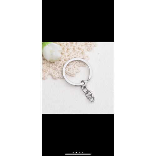 Móc khoá khoen nhọn càng cua làm handmade