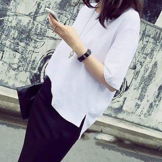 (XẢ KHO)ÁO THUN T SHIRT BASIC TEE TRẮNG TRƠN.