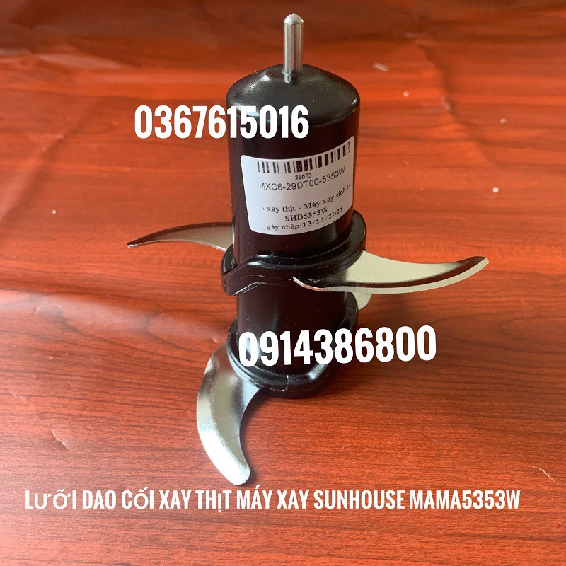 [Mã ELHA22 giảm 5% đơn 300K] COMBO CỐI KÈM TRỤC THỊT MÁY XAY SUNHOUSE MAMA SHD5353W SHD5353