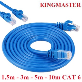 Cable lan kingmaster utp cat 6 - 1.5m/ 3m/ 5m/ 10m bấm sẵn 2 đầu - cáp mạng
