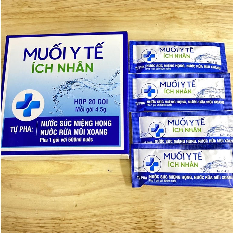 Muối y tế Ích Nhân 20 gói