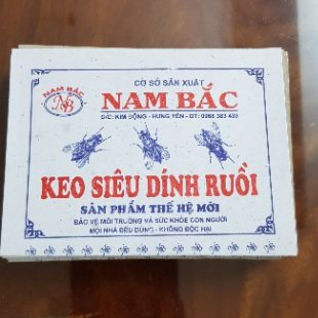 Combo 20 miếng keo dính ruồi, keo bẫy ruồi