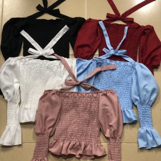 ÁO NHÚN CỘT NƠ TAY DÀI ( ẢNH THẬT)