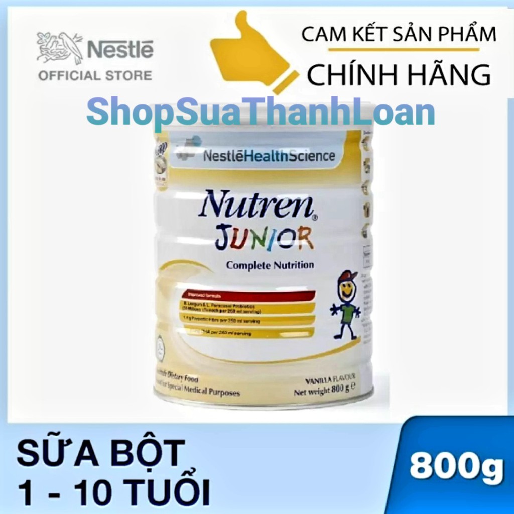 [HSD T8-2022] Sữa bột Nutren Junior (800g)