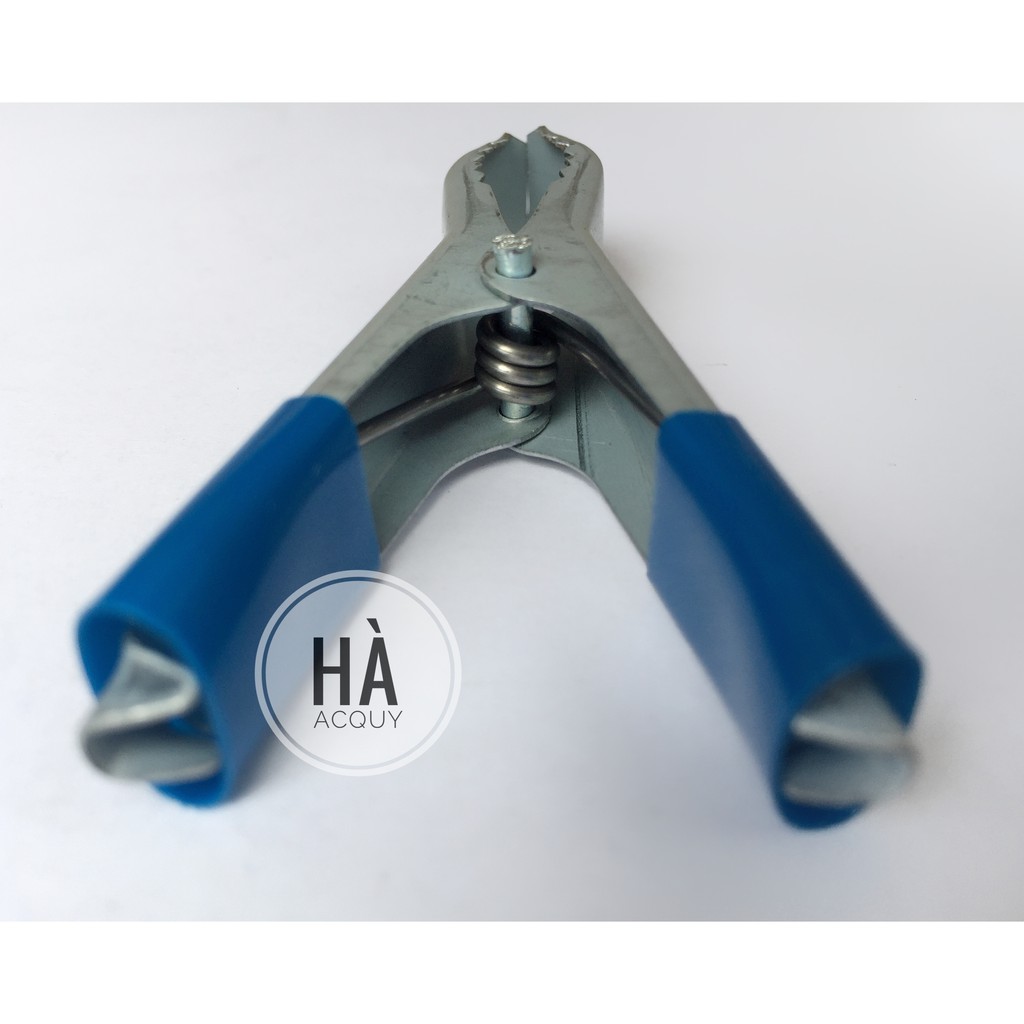 Kẹp Acquy Xám Màu 30A - 7Cm - 10 cặp