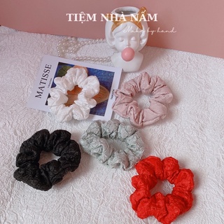 🎀 CỘT TÓC SCRUNCHIES TAFTA CAO CẤP - [ Nhà Nấm handmade ]