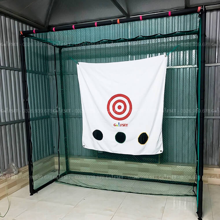 Khung Lưới Tập Swing Golf Kích Thước Cao 2.5m* Rộng 2.5m* Sâu 1m/ Tập Swing Golf Tại Nhà/ Phù Hợp Với Không Gian Nhỏ