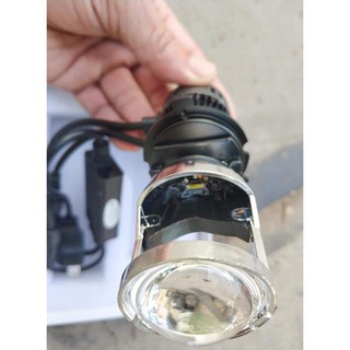 Đèn led bi cầu mini chân h4 M01B