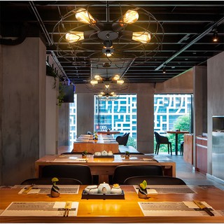 Đèn chùm 5 bóng lồng quạt trang trí nhà hàng, quán cafe, cửa hàng, trà chanh, trà sữa DC10( Chưa bao gồm bóng) azdecor