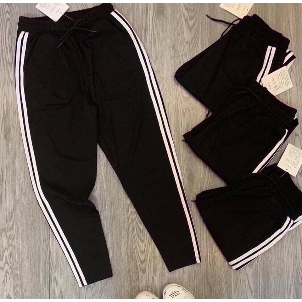 quần baggy sọc thể thao