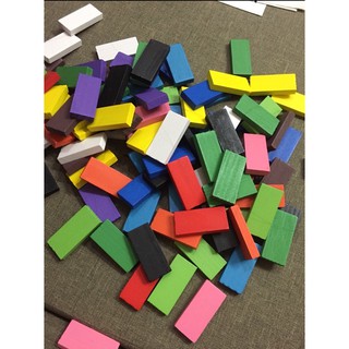 BỘ 100 DOMINO GỖ CHO BÉ
