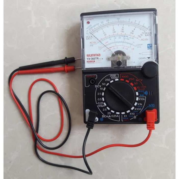 [FREE SHIP =&gt; 50K ] Bộ 1 đồng hồ đo kim sửa chữa điện tử Sunma YX-360tr có loa