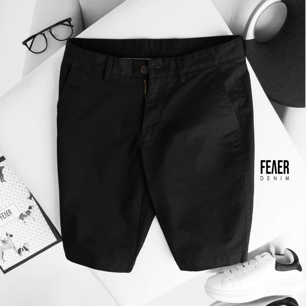 Quần Kaki Slim Chino Short chuẩn form, mềm mịn, sang trọng - FEAER