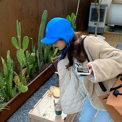 Mũ Cotton Nhung Chống Thấm Nước Kiểu Nhật Bản Thời Trang Mùa Đông Cá Tính