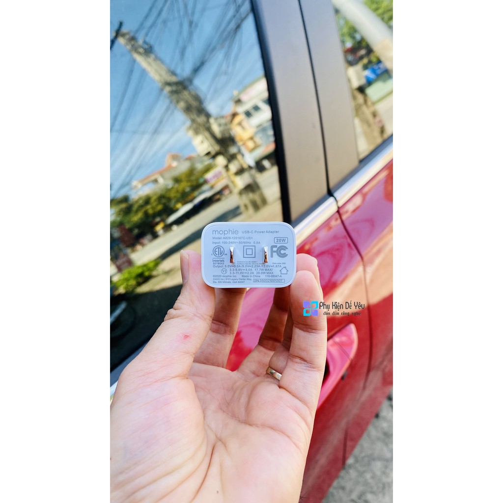 Sạc Mophie USB-C PD 20W