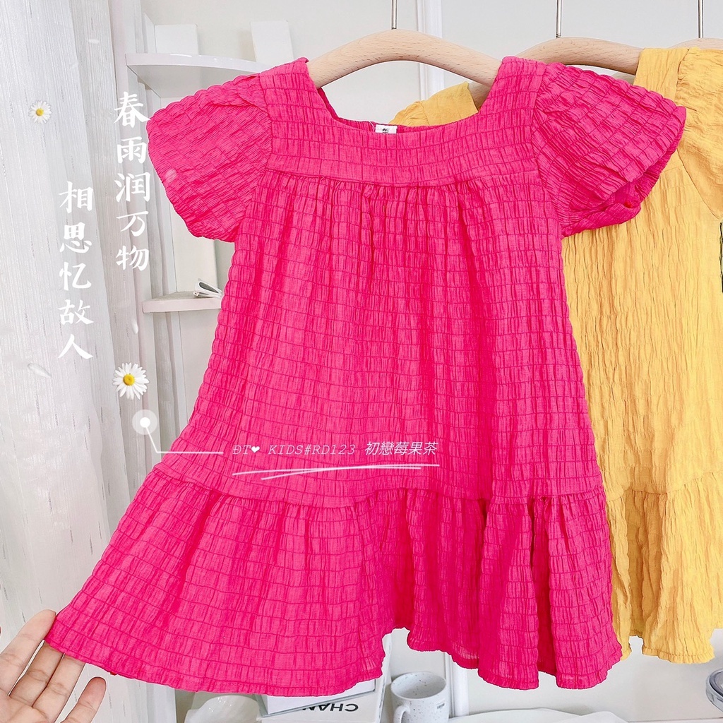 Váy đũi xốp bồng bềnh bé gái