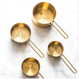 Bộ 4 muỗng đo lường gia vị bằng thép không gỉ