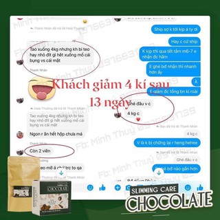 Kẹo Socola giảm cân slimming care