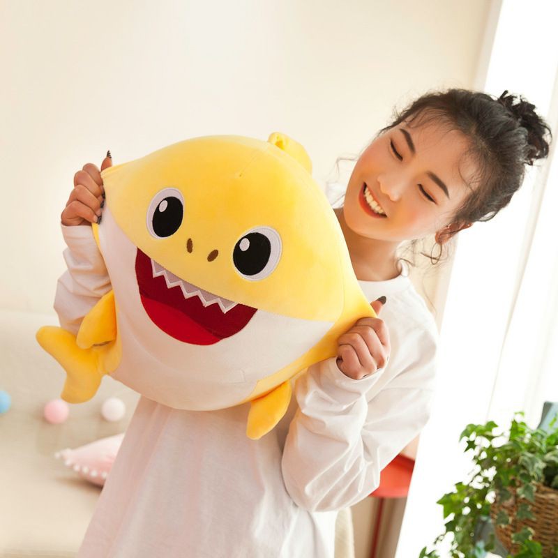 Đồ chơi nhồi bông Hình Cá Mập Hoạt Hình Cho Bé