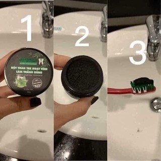 Bột tẩy trắng răng than tre hoạt tính