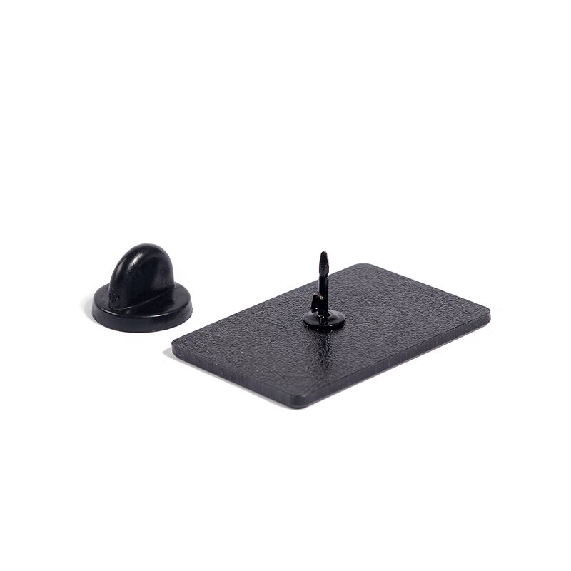 Huy hiệu cài áo hình cuộn băng nốt nhạc màu đỏ đen phong cách vintage