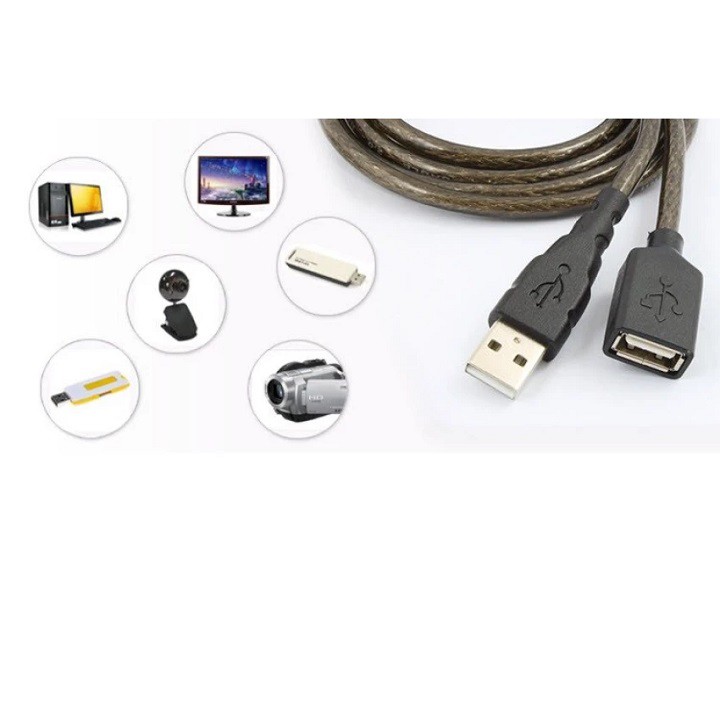 Dây nối dài USB 5m Unitek Y-C418