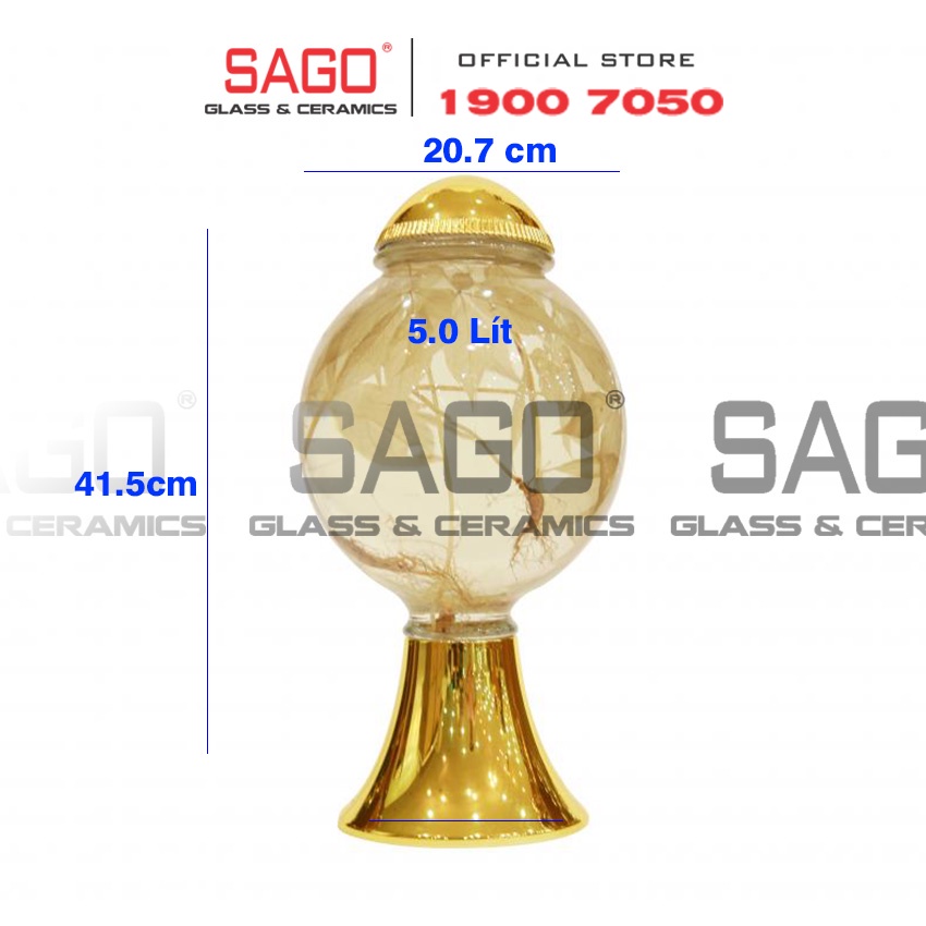 Bình Sâm Hàn Quốc Yongcheon 5.0 Lít  | YONGCHEON NO40 , Bình Sâm Cao Cấp Hàn Quốc
