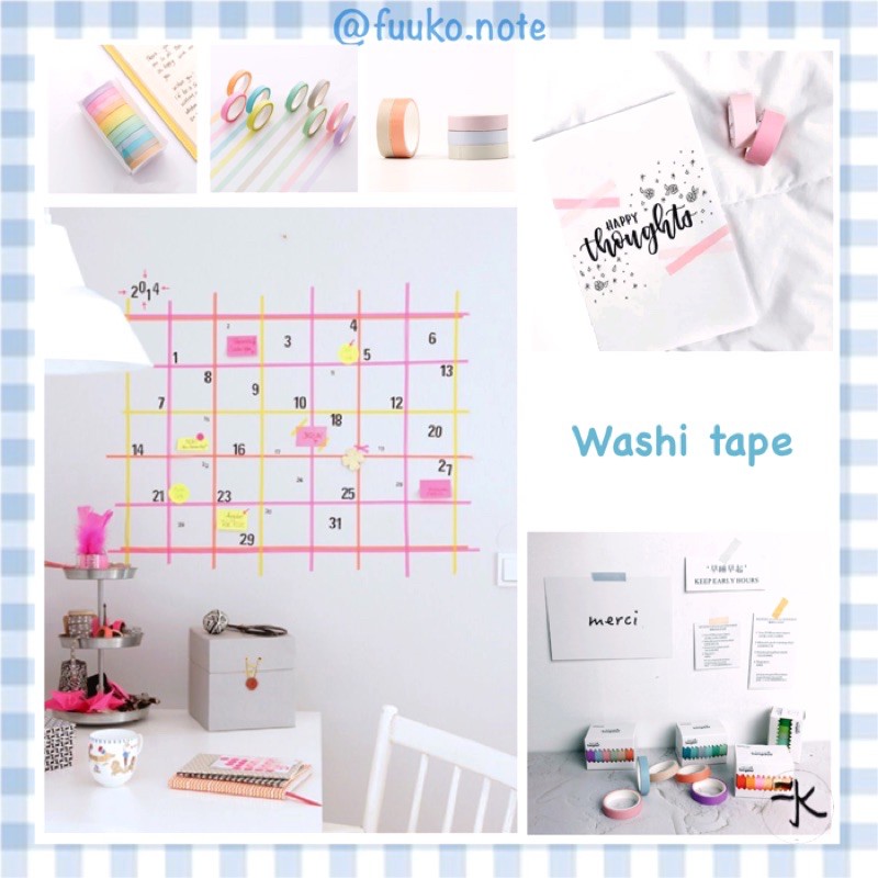 Set 6 cuộn SONGDAO mẫu mới 2020 Washi Tape màu VINTAGE