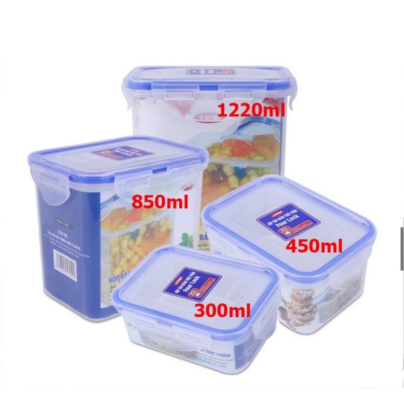 HỘP NHỰA LƯU TRỮ THỰC PHẨM DÙNG ĐƯỢC TRONG LÒ VI SÓNG