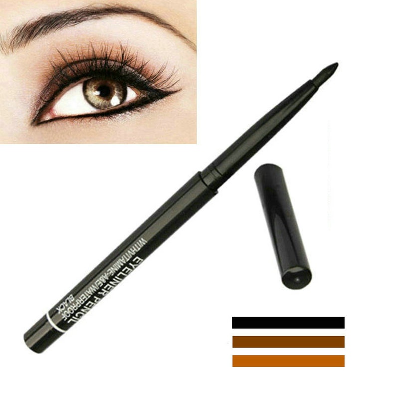 [Hàng mới về] Kẻ Mắt Dạng Xoay Tự Động Chống Nước Trang Điểm Tiện Dụng 3 Màu Tùy Chọn | BigBuy360 - bigbuy360.vn