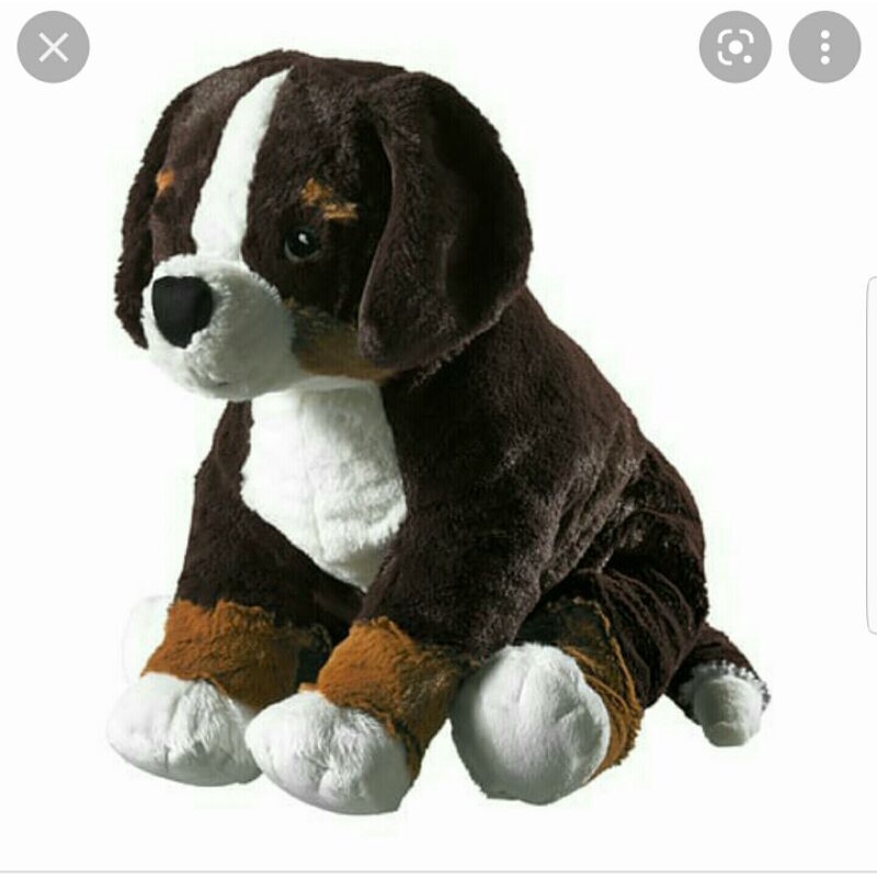 Gấu bông chó Ikea nâu chính hãng 100%