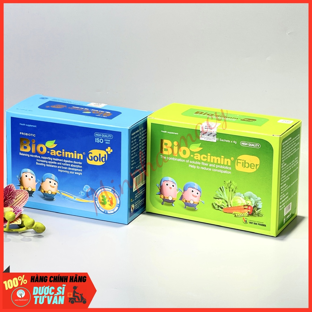 Cốm Vi Sinh Bio-Acimin Gold bổ sung lợi khuẩn Cân bằng hệ vi sinh đường ruột - Minpharmacy
