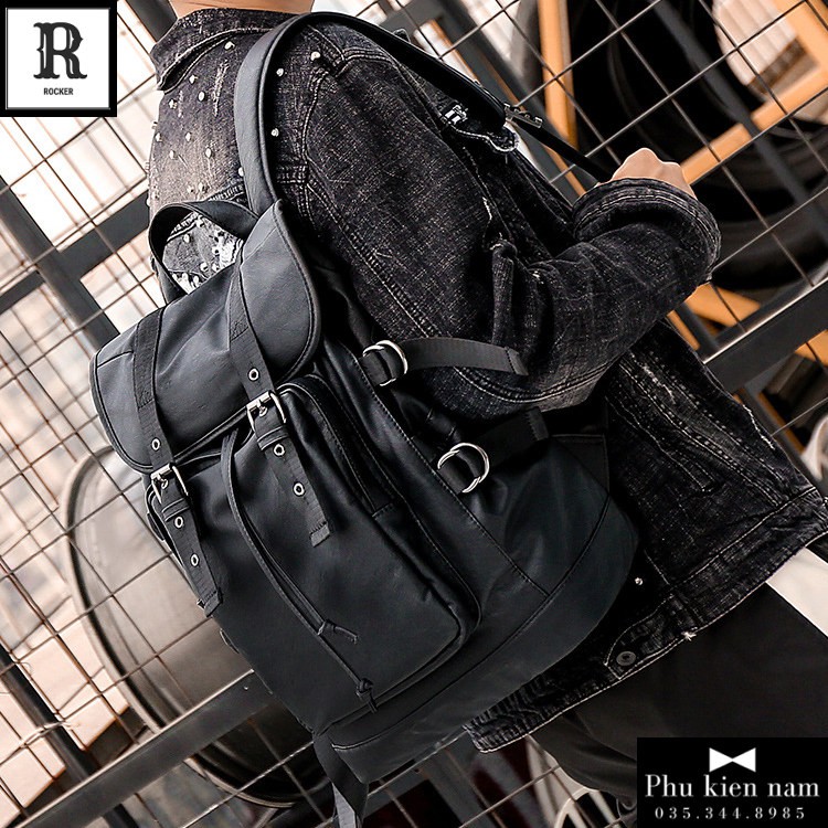 Balo Da Nam Phong Cách Hàn Quốc - Mã: B080