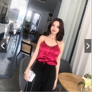 Kho sỉ quần áo( áo tim 2 dây vải phi bóng giá sỉ)