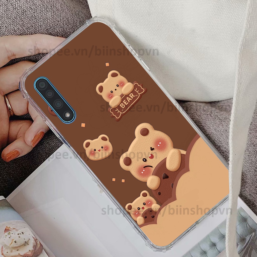 Ốp Vsmart Live in hình gấu chocolate kẹo ngọt siêu đẹp siêu xinh