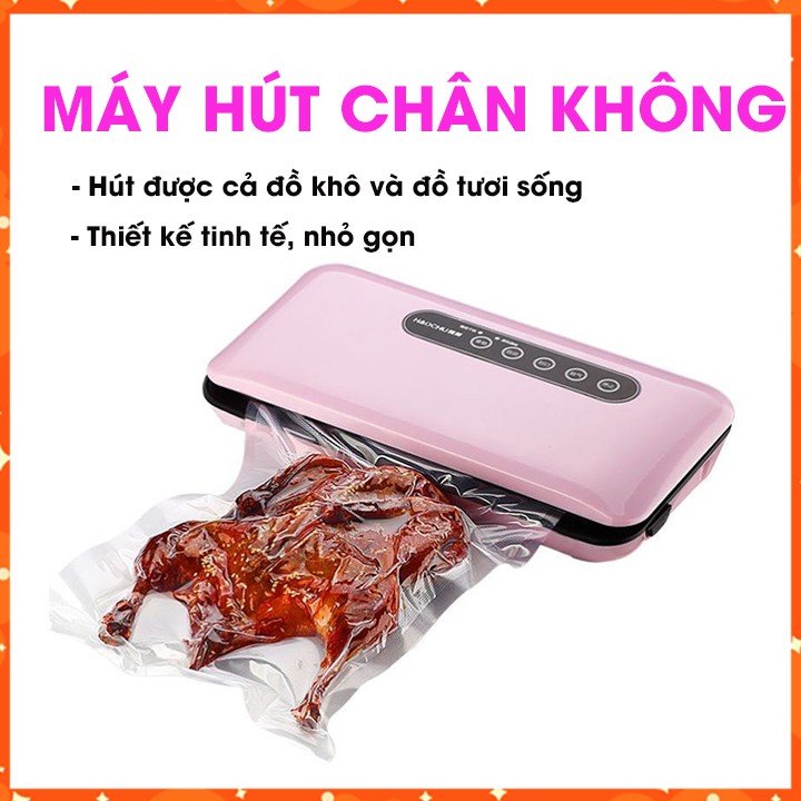 Máy hút chân không, Máy hàn miệng túi Bảo quản thực phẩm trong môi trường hoàn hảo một cách nhanh chóng nhất