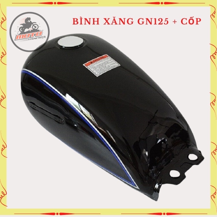 Combo Bình xăng độ và đôi cốp xe GN125, thùng xăng lớn độ xe CLASSIC, dung tích hơn 6 lít, sơn tĩnh điện sẵn