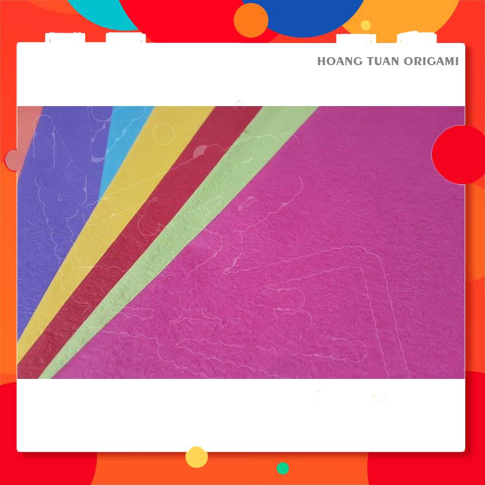 Giấy nhăn, giấy gói quà Hàn Quốc, origami, làm hoa