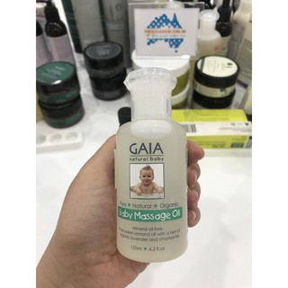 Dầu massage organic cho trẻ sơ sinh và trẻ nhỏ Úc GAIA Baby Massage Oil 125ml