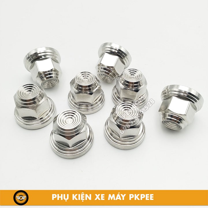 Tán Inox Đầu Bít Mẫu Vòng Xoay Thái Lan Close Nut M10 12 14 Stainless 304