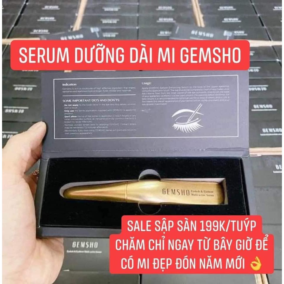 Serum dưỡng mi dài Gemsho