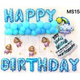 Bóng trang trí sinh nhật Happy Birthday,