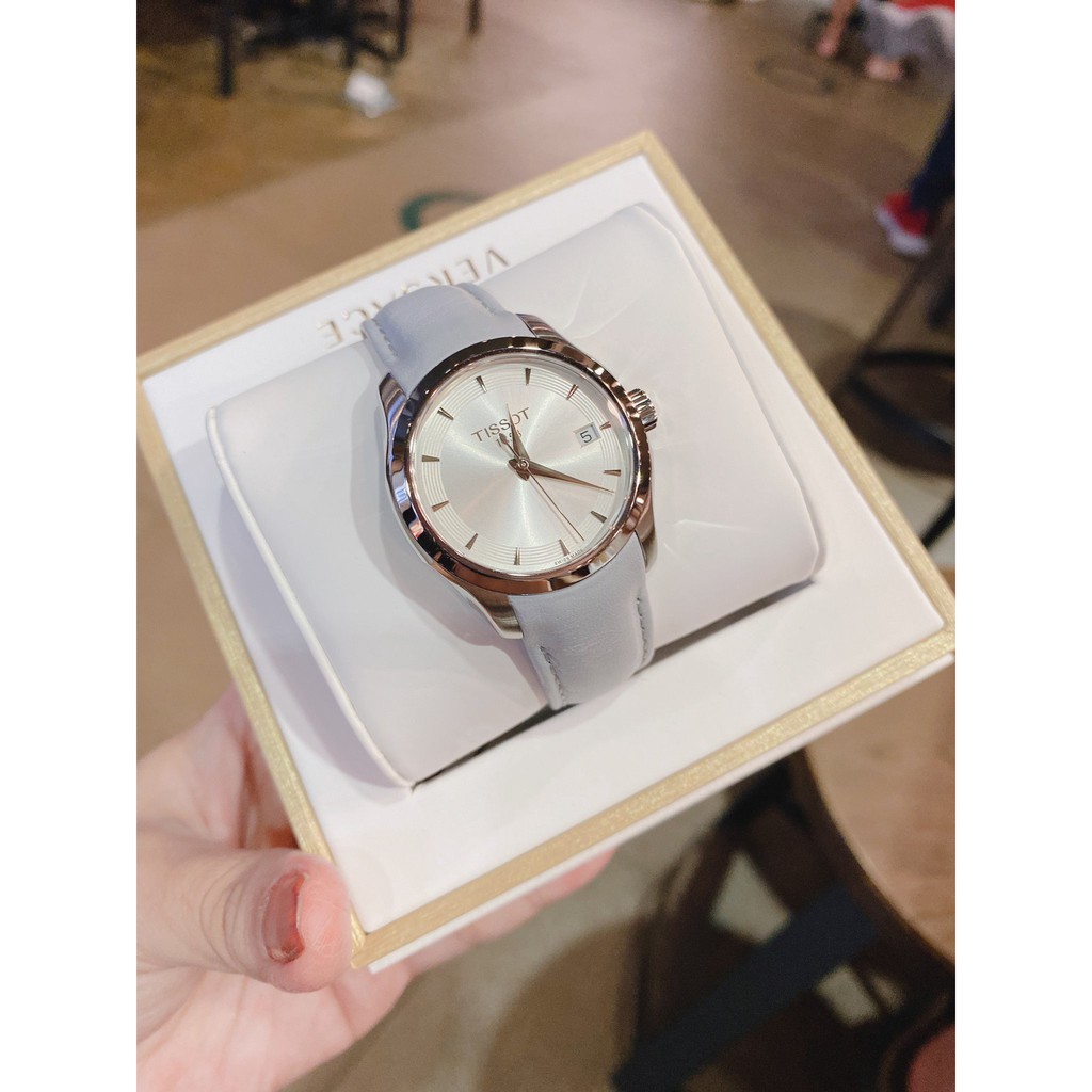 Đồng hồ nữ chính hãng Tissot Classic Couturier T035.210.16.031.02 - Máy pin Thụy Sĩ - Kính Sapphire