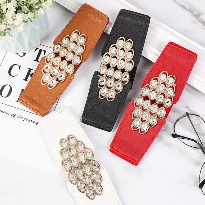 Đai váy nữ mắt mèo 6cm H47